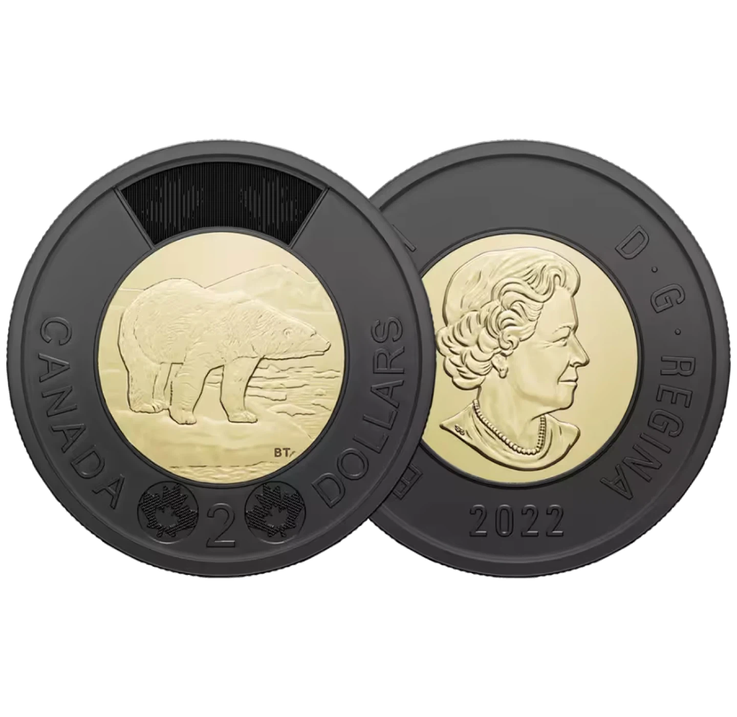 Canada 2022 $2 Polar Bear Coin