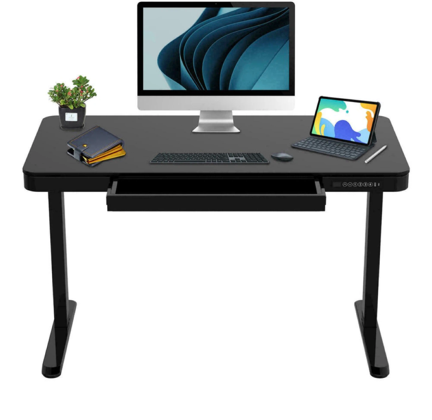 Adjustable Standing Desk with Drawer - photo 2