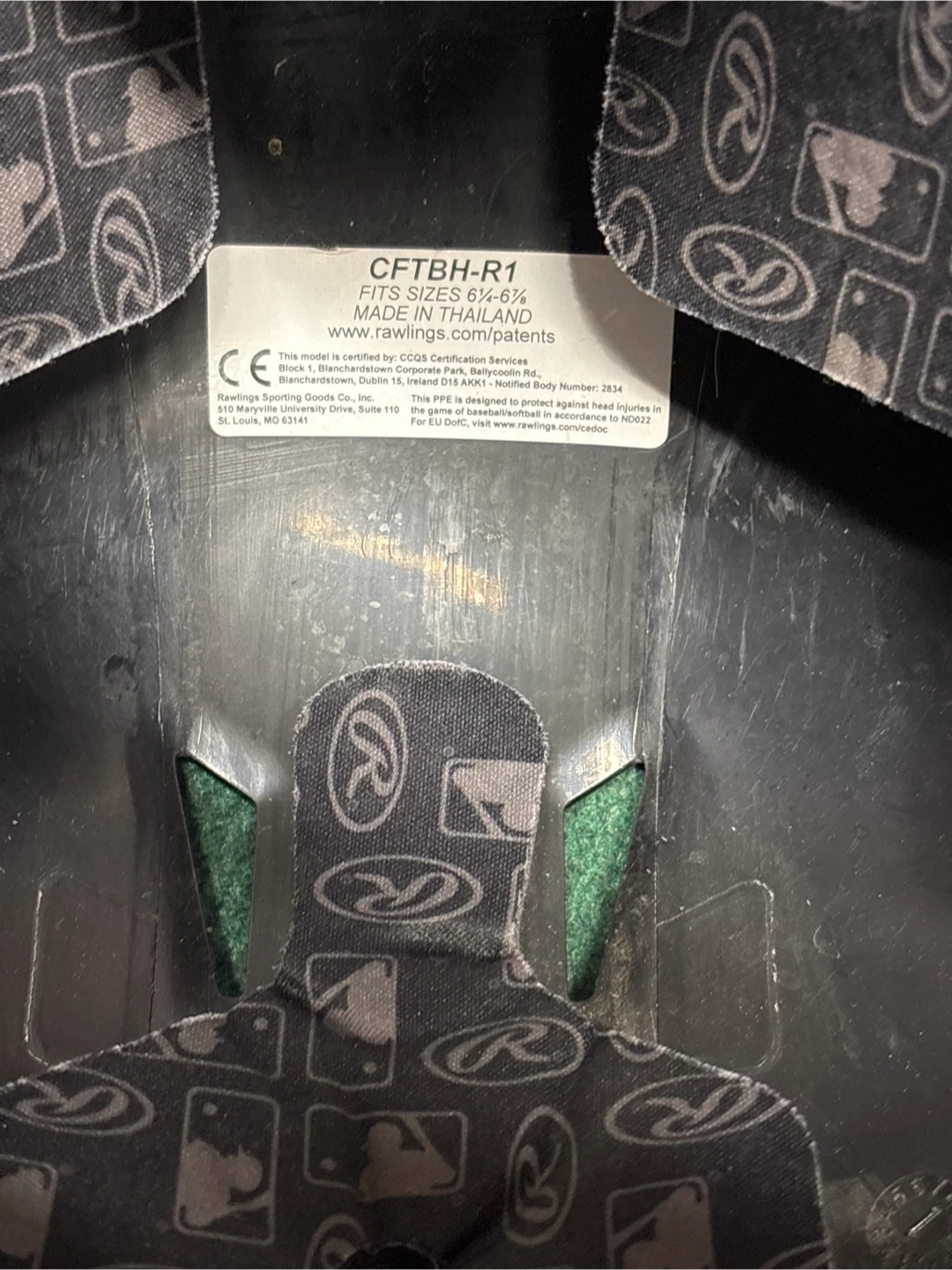 Rawlings CFTBH-R1 Baseball Batting Helmet - photo 2