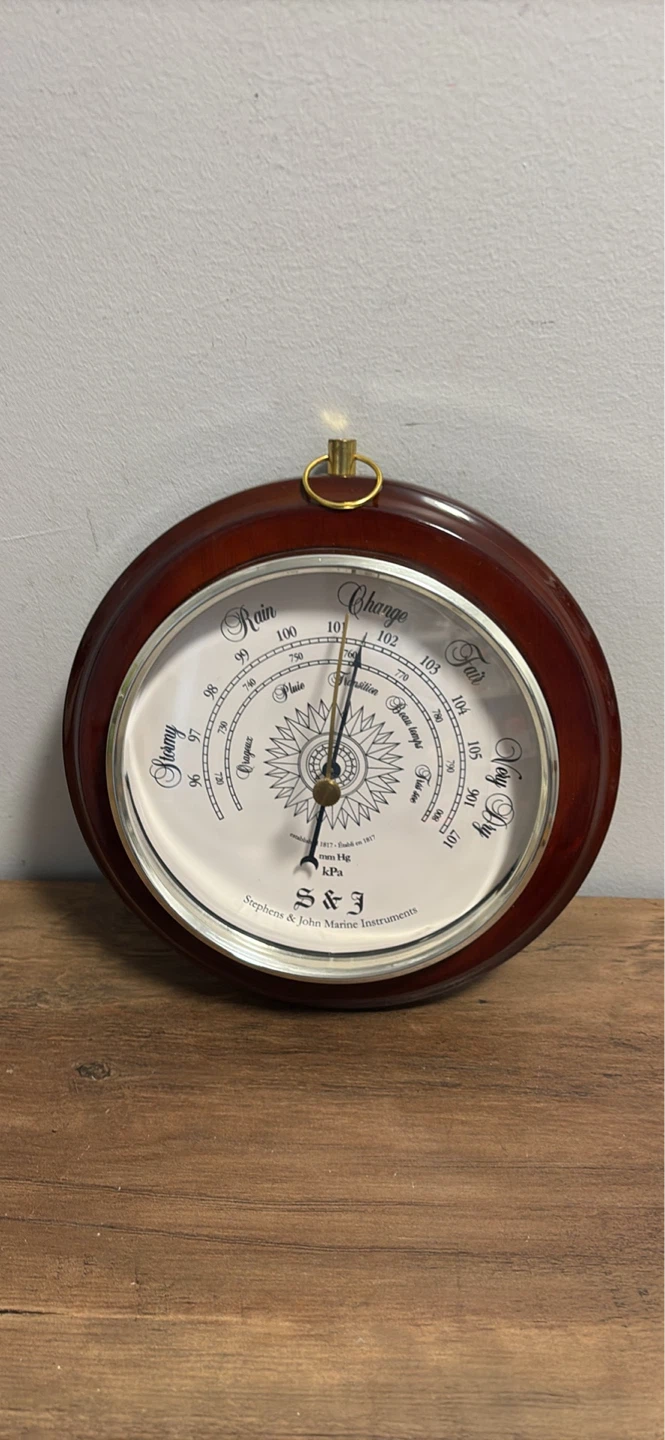 S&J Stephens & John Marine Instruments Barometer - photo 5