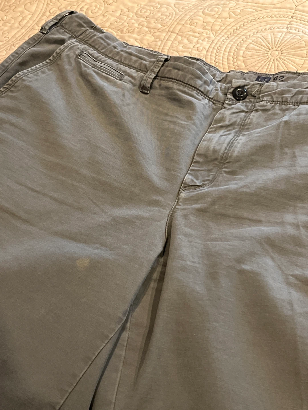 GAP Men's Gray Chino Shorts Size 42 - photo 4