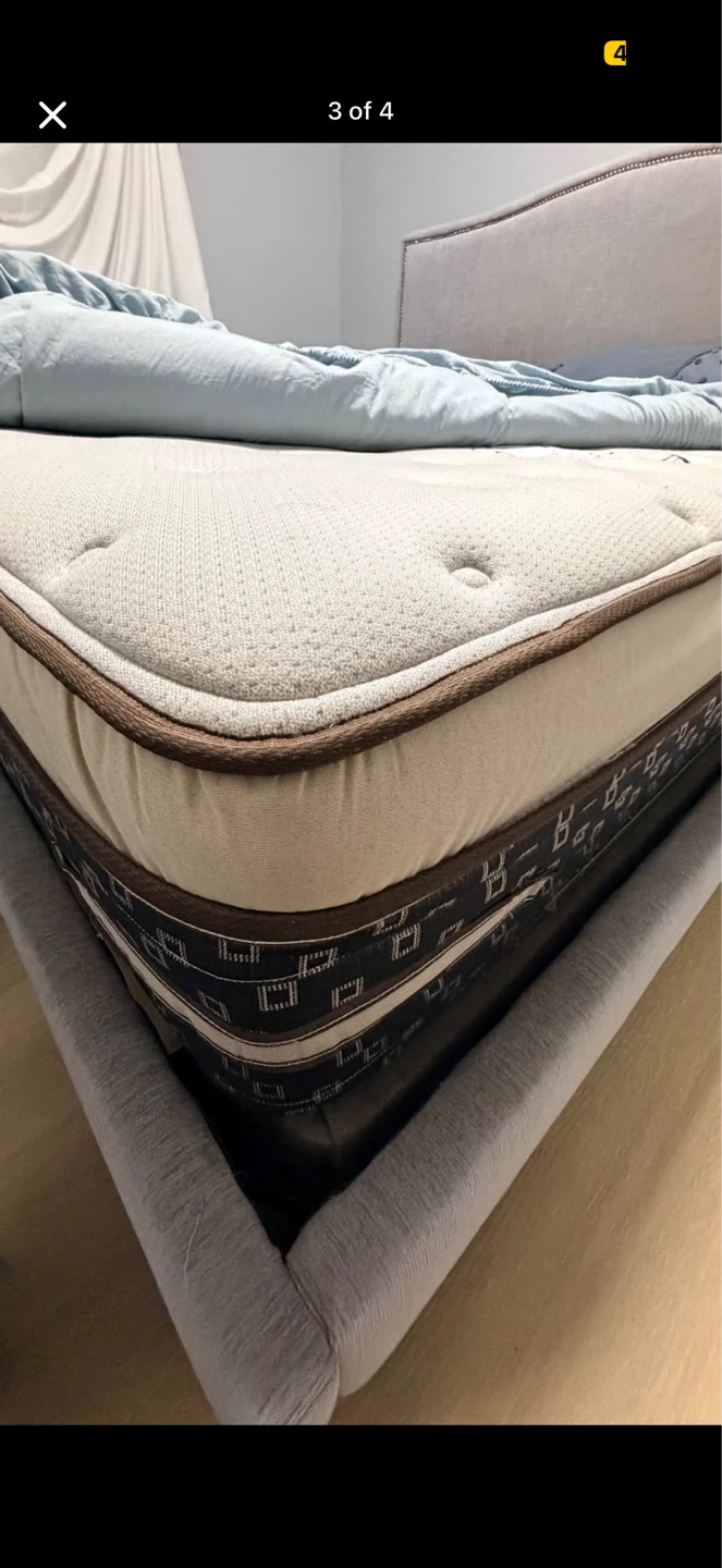 King Size Mattress and Bed Frame - photo 3