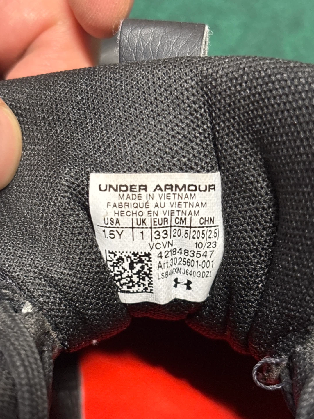 Under Armour Baseball Cleats Youth Size 1.5Y - photo 4