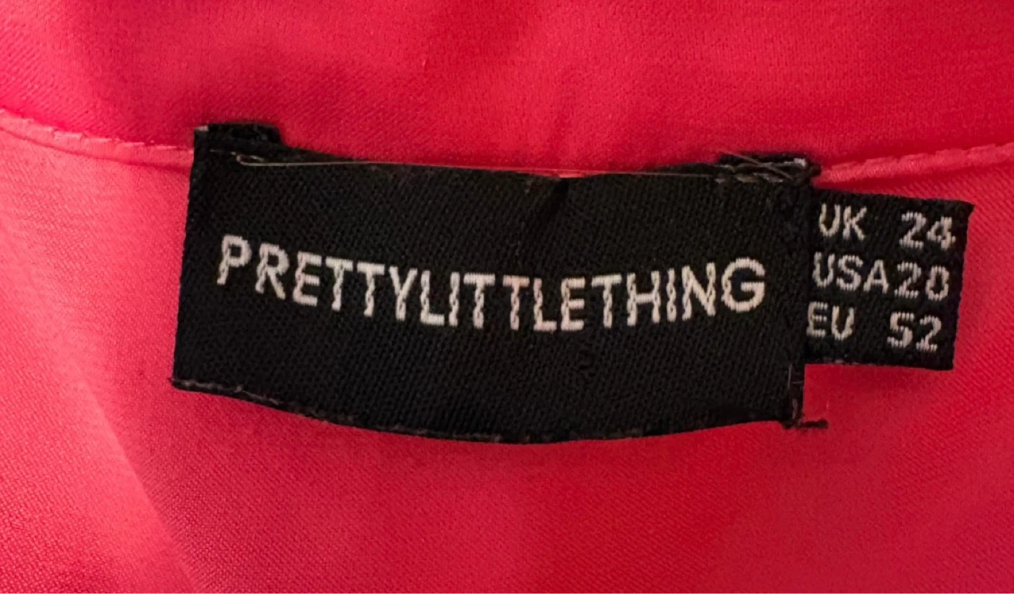 PRETTYLITTLETHING Pink Satin Blazer – Size UK 24 / US 20 / EU 52 - photo 3