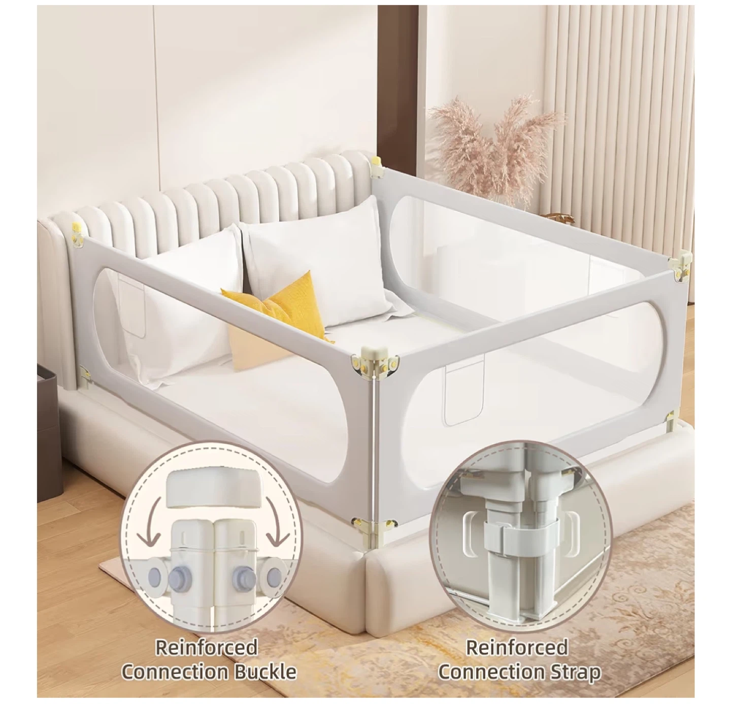 Bed Rail for Kids - 3 Pack for twin bed - photo 3