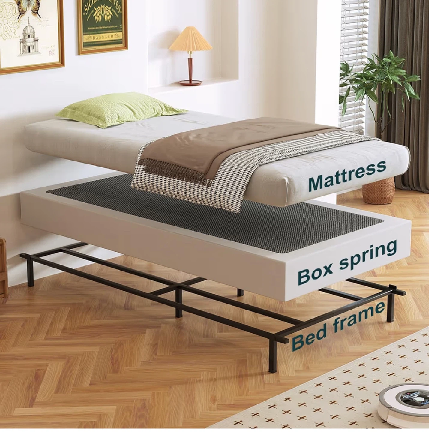 Metal Bed Frame - Twin XL - photo 4