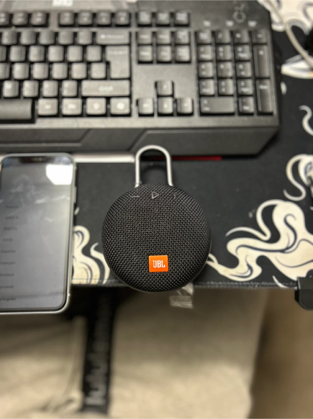 JBL CLIP3 Portable Bluetooth Speaker - Black