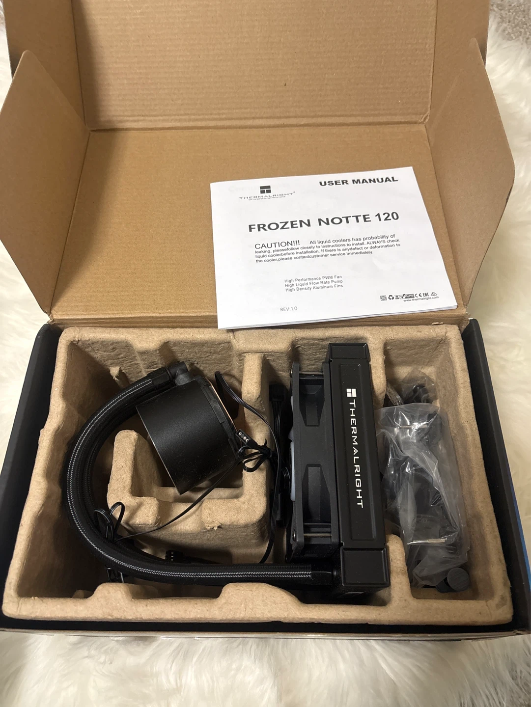 CPU Liquid Cooler Thermalright Frozen Notte 120 ARGB Black - photo 2