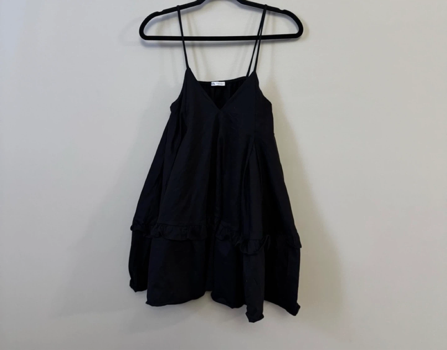 Flounce mini layered babydoll dress
