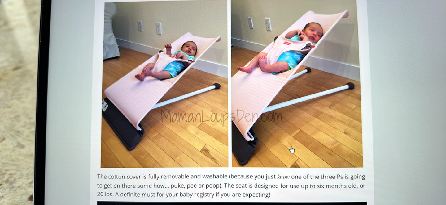 BabyBjörn Baby Bouncer Bliss - Light Pink - photo 2
