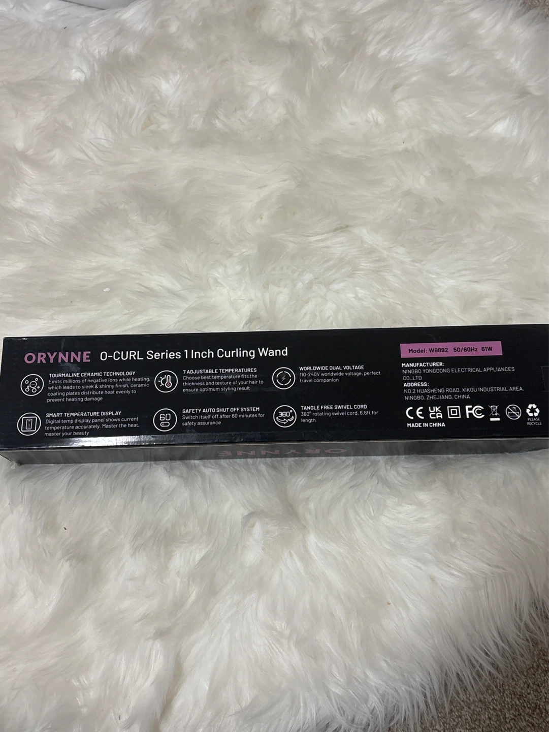 ORYNNE 0-CURL Series 1 Inch Curling Wand - photo 3