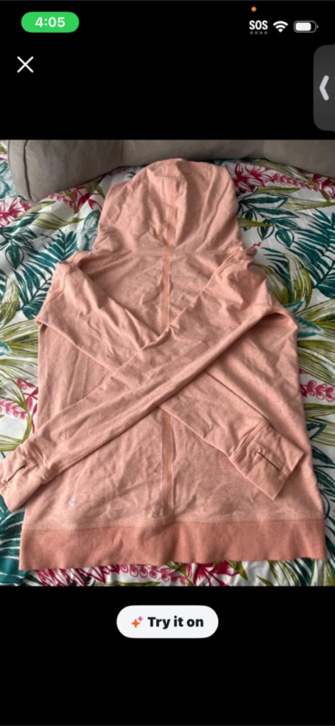 Lululemon Hooded Long Sleeve Top