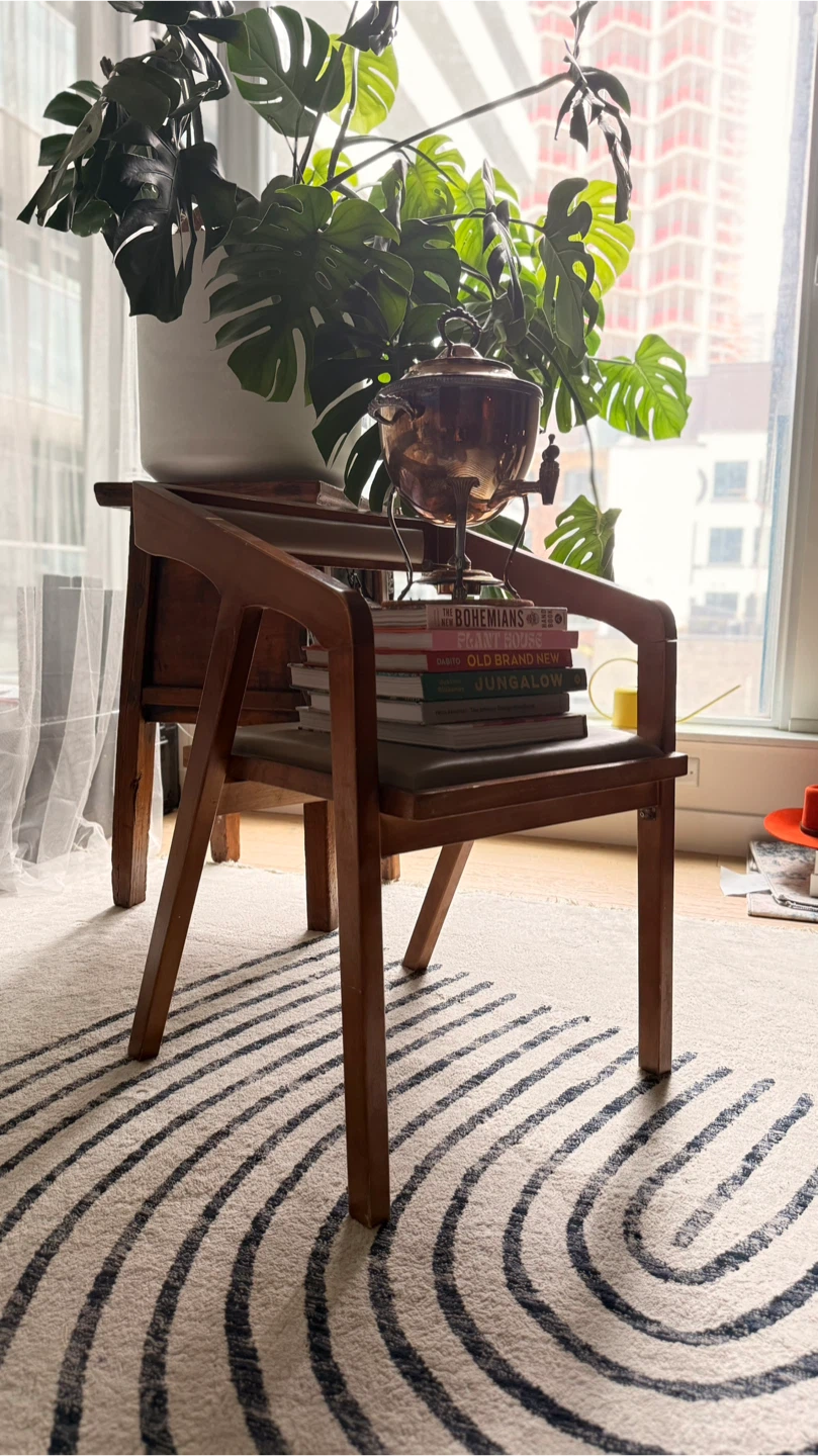 Wooden Accent Chair - photo 5