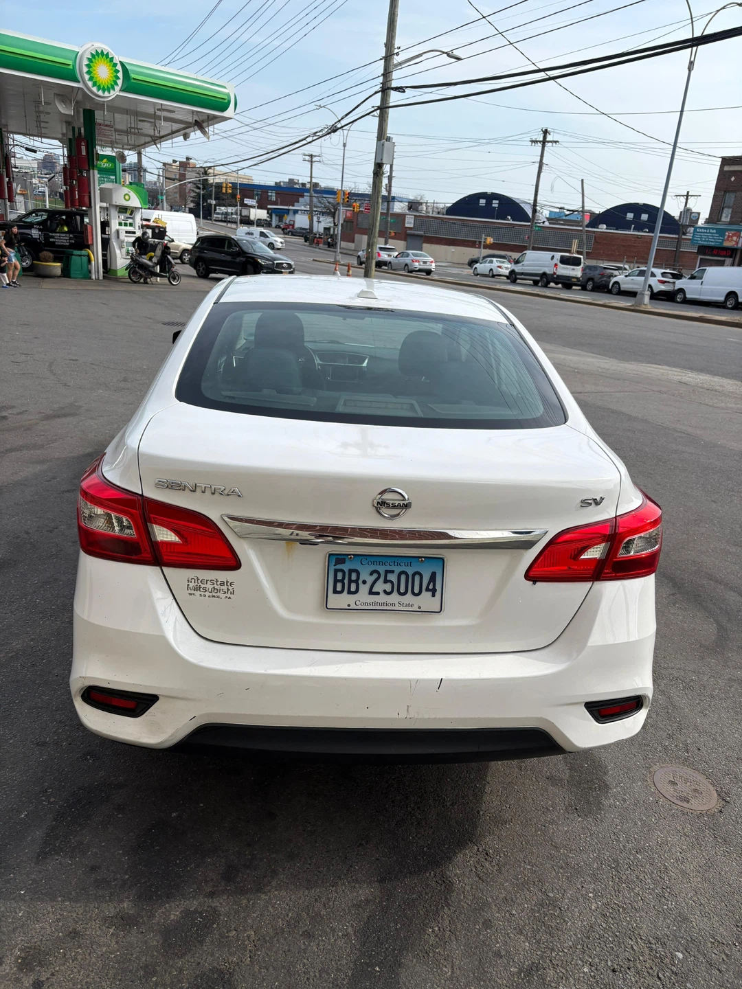 White Nissan Sentra 2019 SV Sedan - photo 2