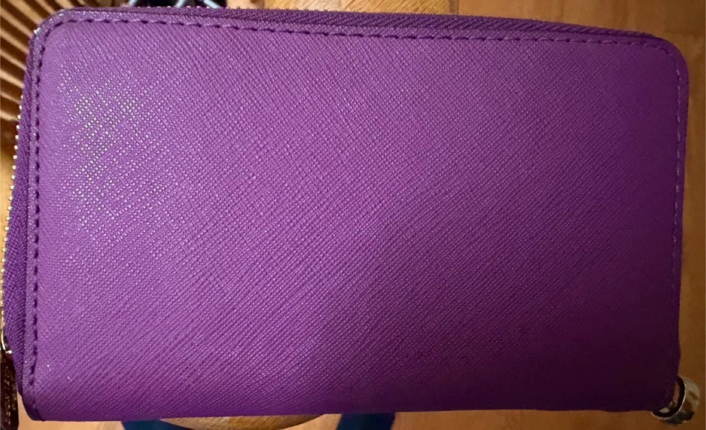 Purple Michael Kors Zipper Wallet - photo 2