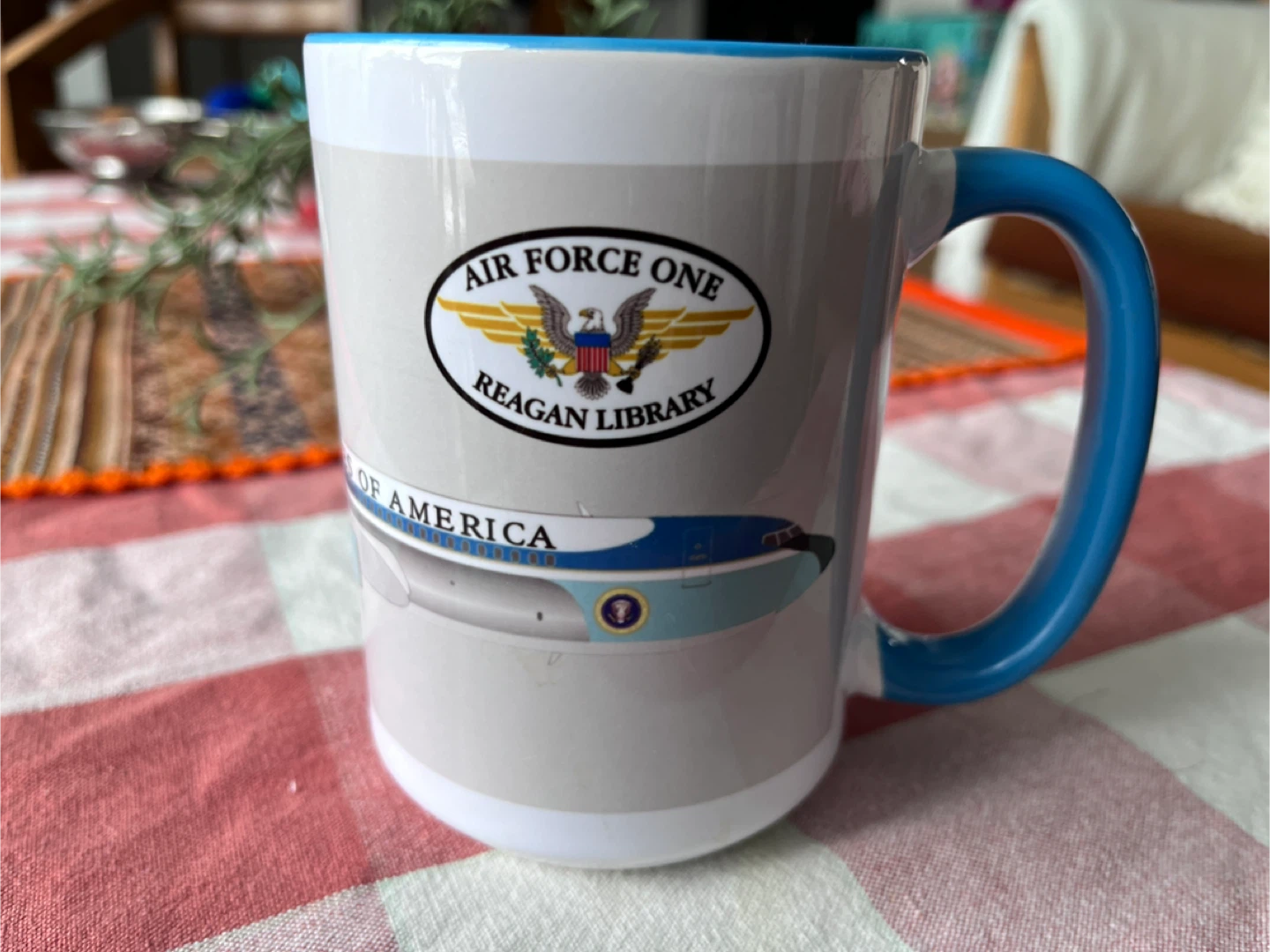 Air Force One Reagan Library Mug