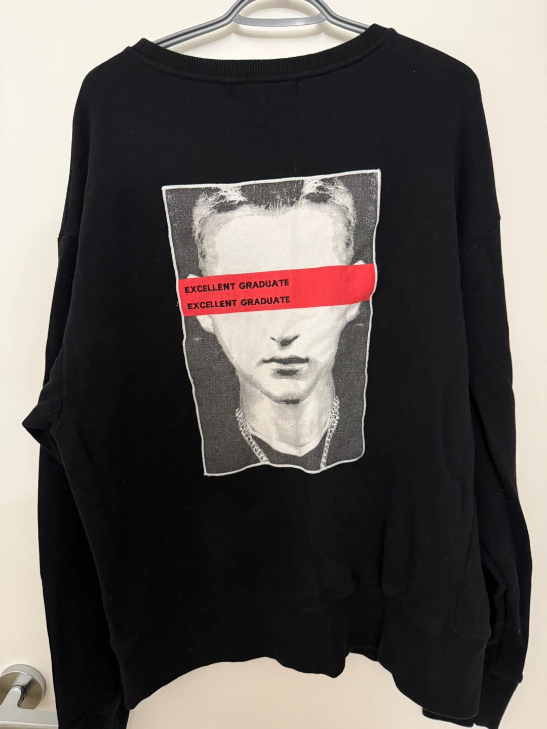 Black graphic sweatshirt