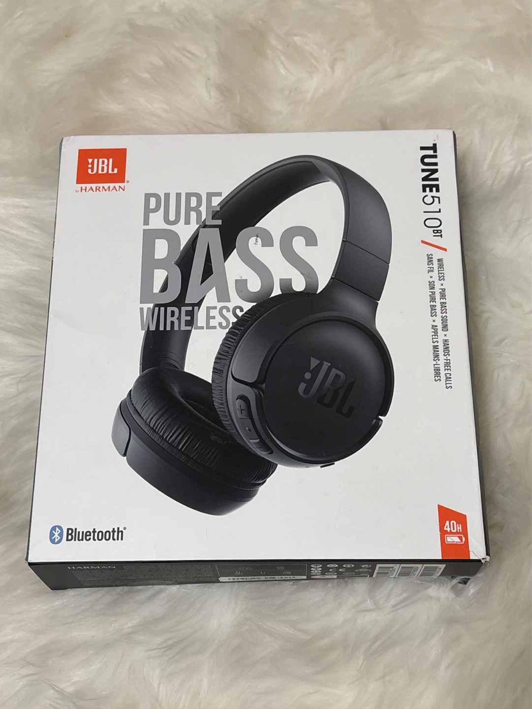JBL TUNE510BT Pure Bass Wireless Headphones