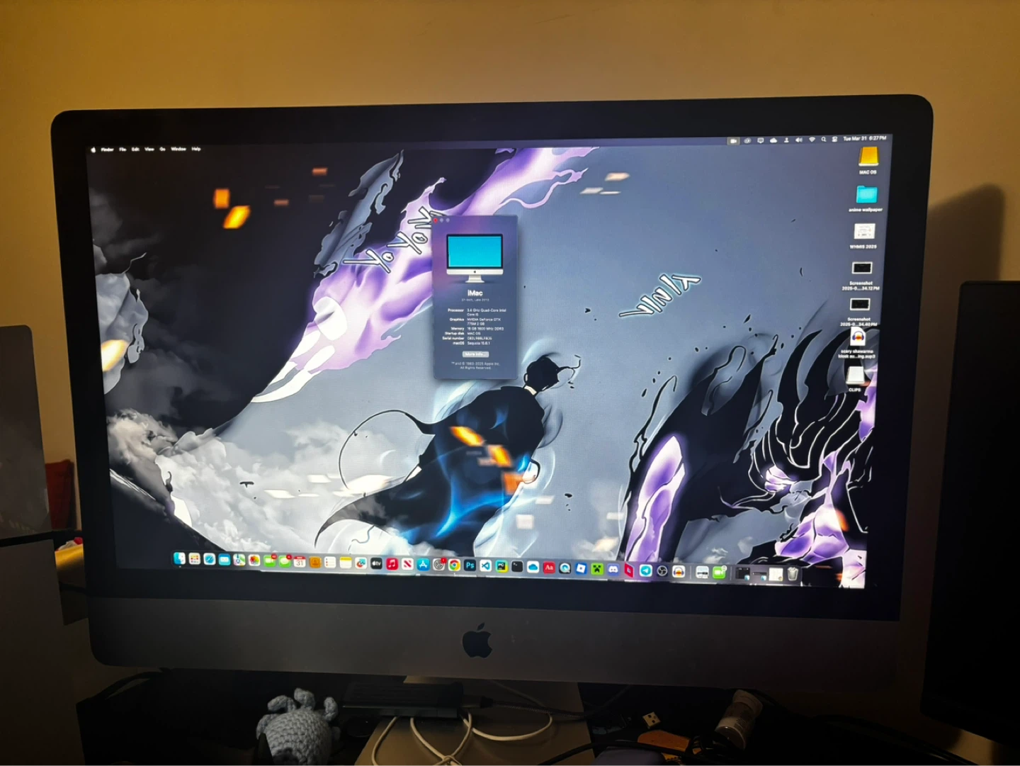 Apple iMac 27-inch Late 2013(SSD STORAGE)