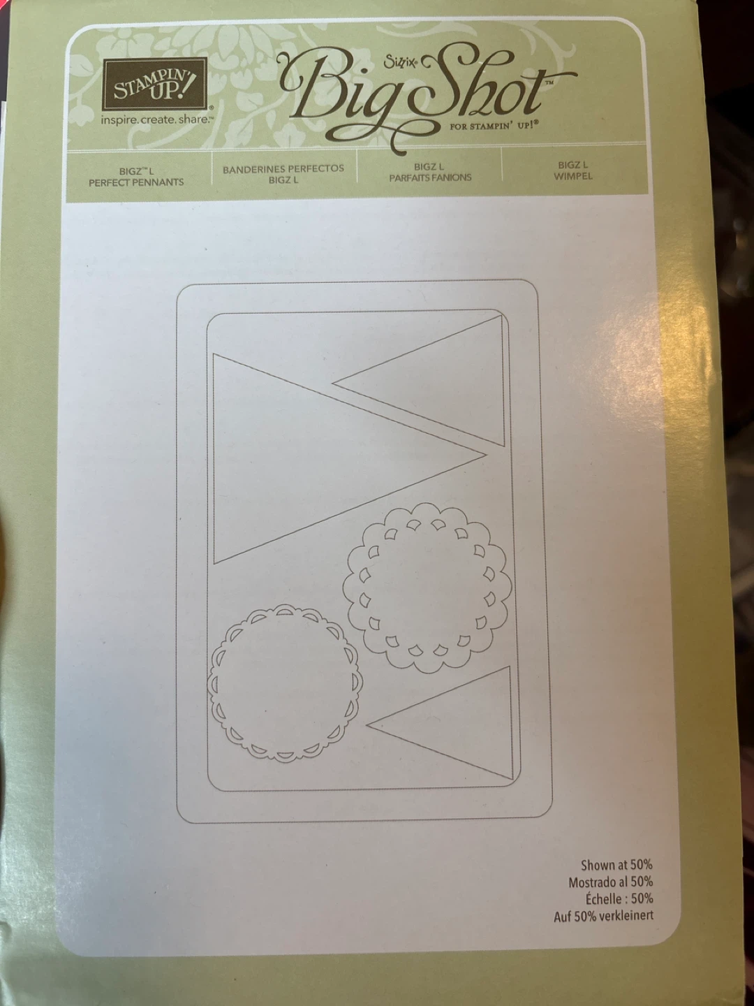 Sizzix Big Shot Bigz L Perfect Pennants Die