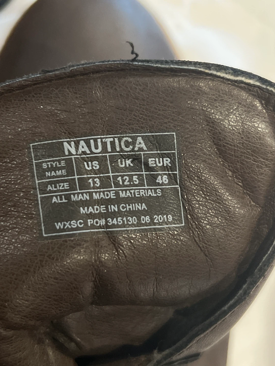 Nautica Alize Men's Brown Hiking or casual dress Boots Size 13 - photo 5