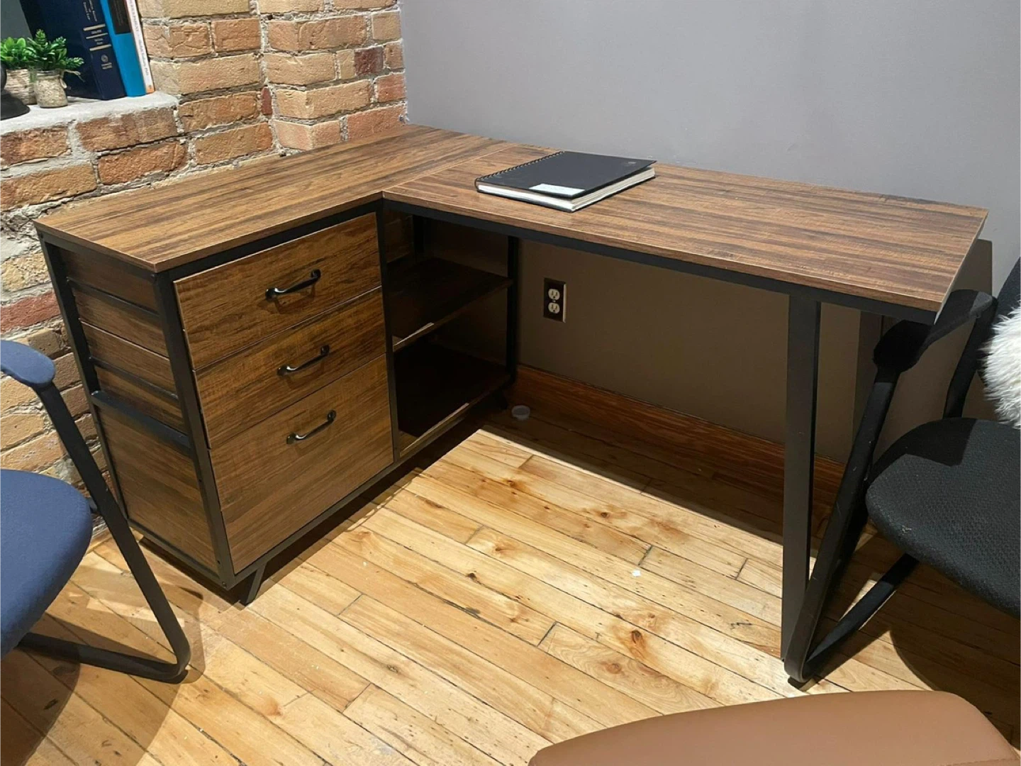 Desk with Drawers