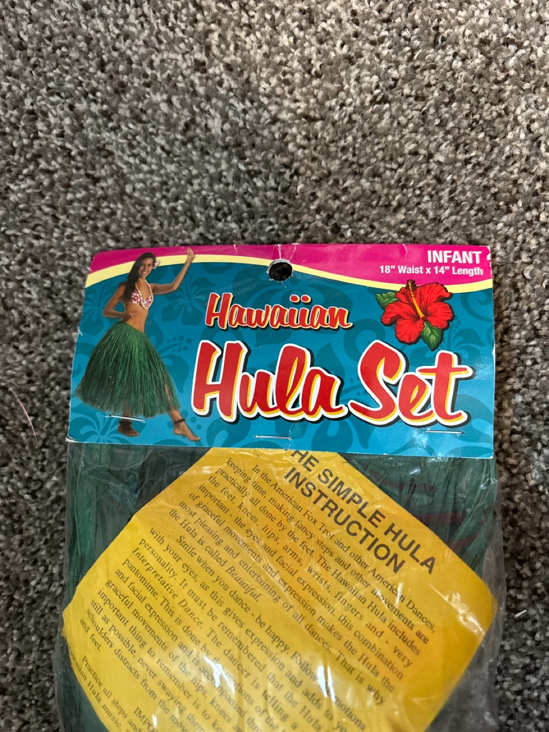 Infant Hawaiian Hula Set - 18" Waist x 14" Length - photo 3