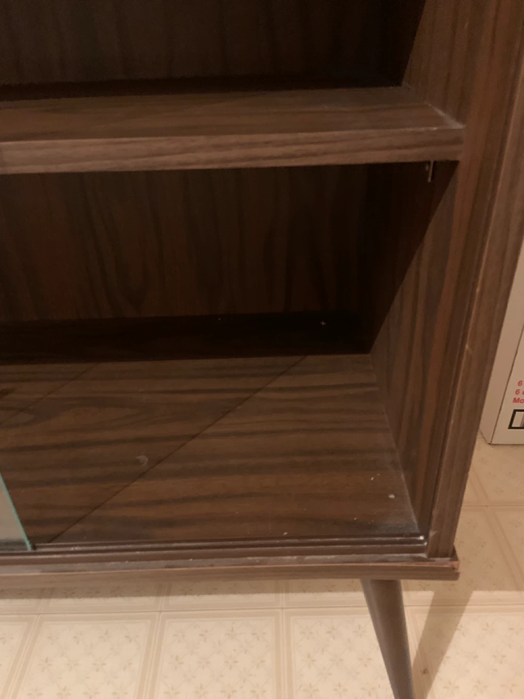 Vintage Sliding Glass Door Cabinet - photo 5