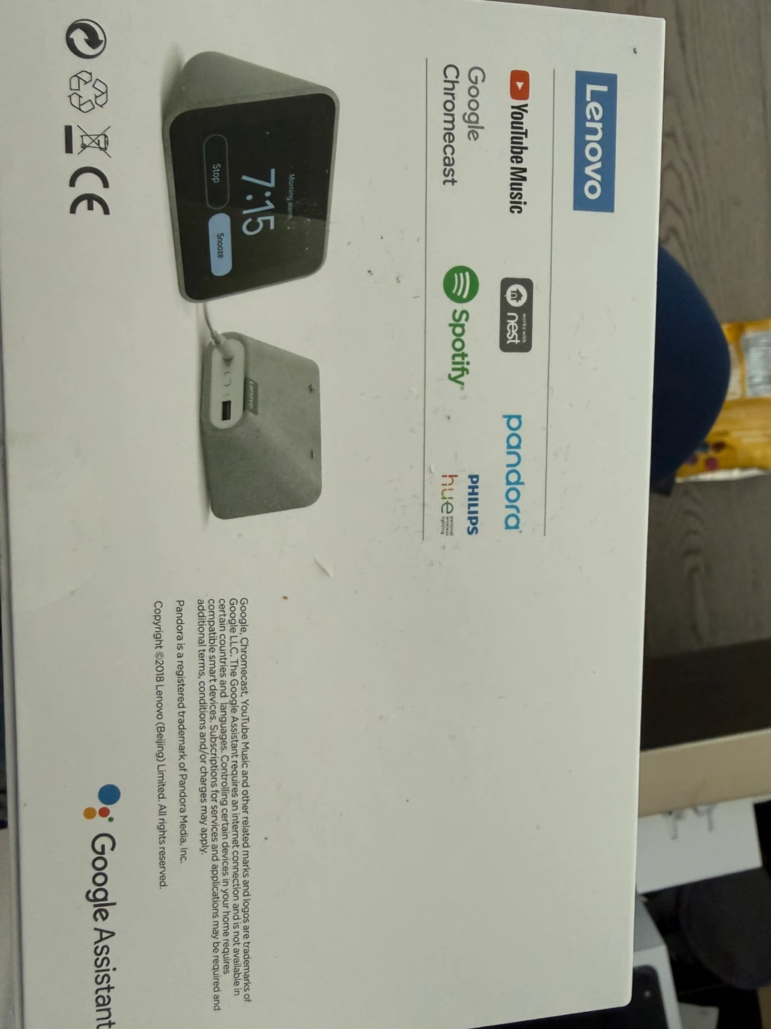 Lenovo Smart Clock with Google Assistant