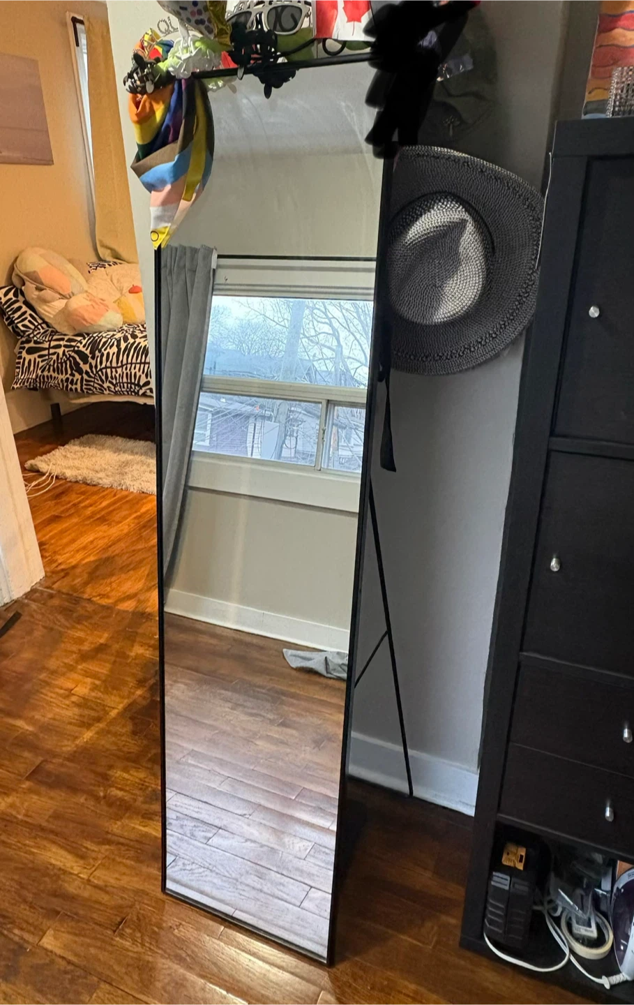 Standing Mirror-Black