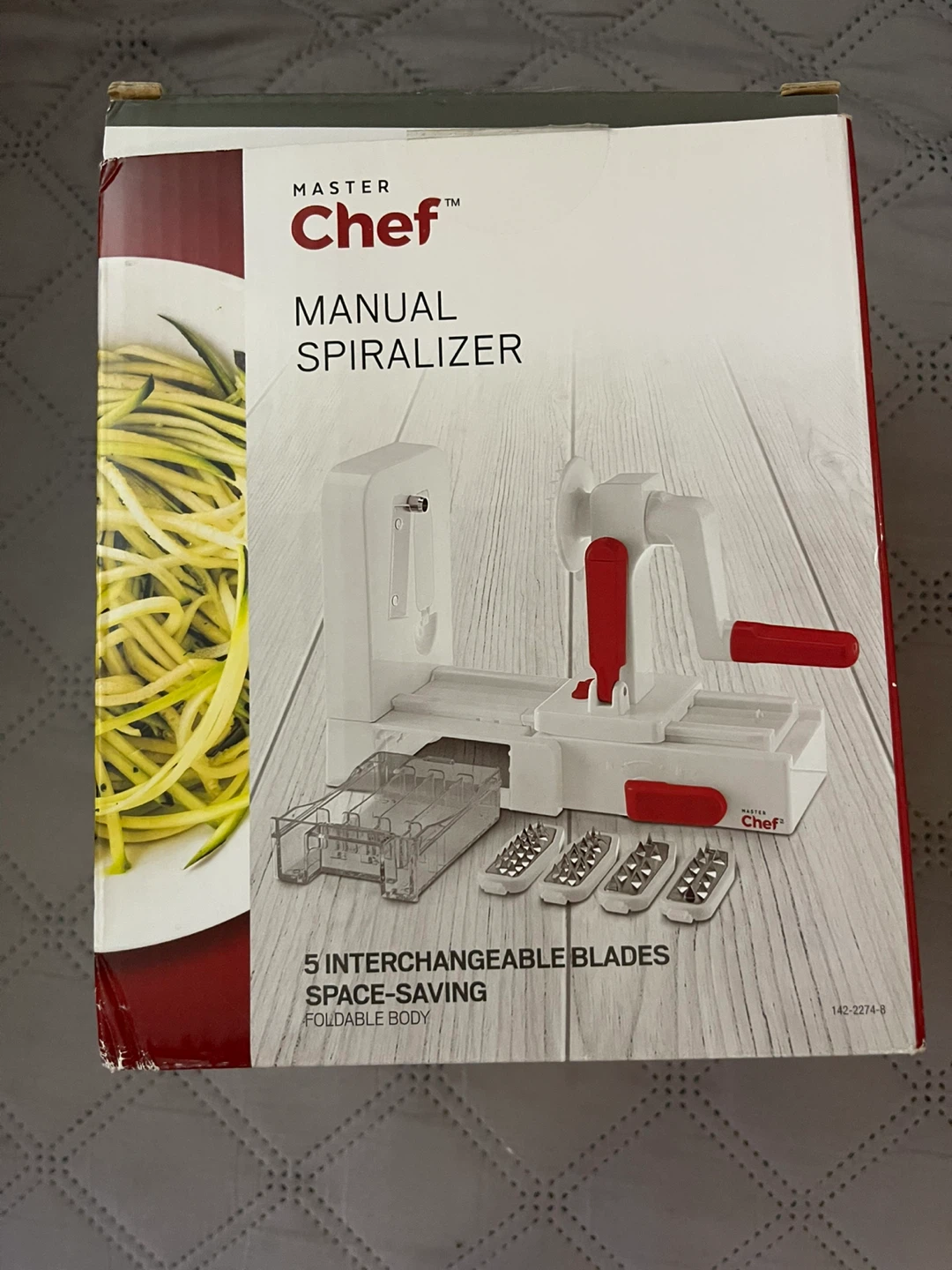 Master Chef Manual Spiralizer with 5 Blades - photo 5