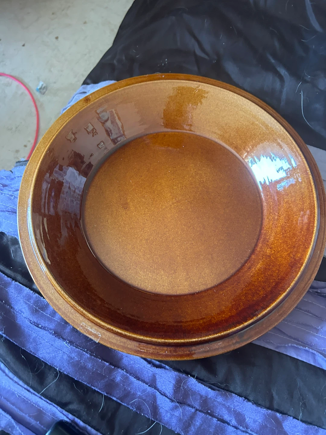 Ceramic Apple Pie Dish with Lid - photo 3