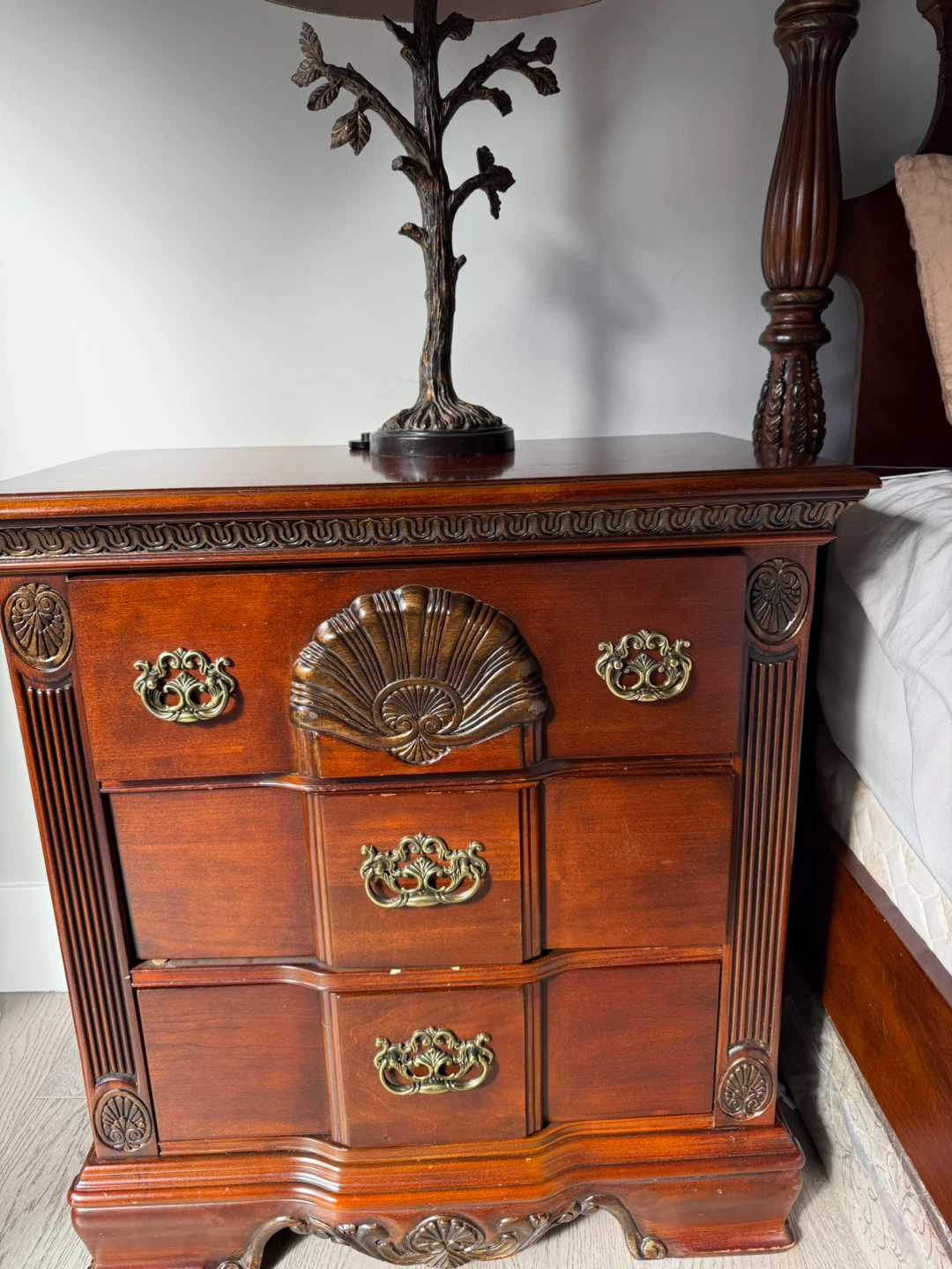 Wooden Four-Poster Bed Frame - photo 2