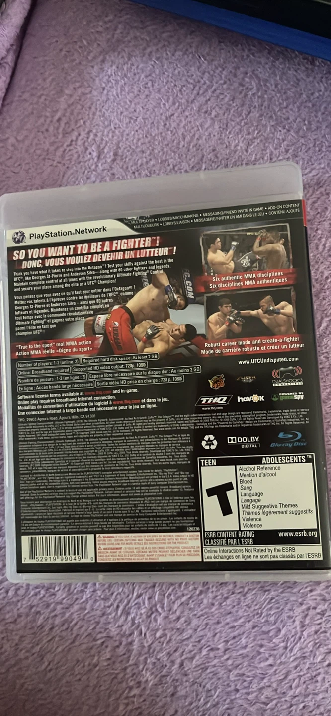 UFC 2009 Undisputed PlayStation 3 Video Game - photo 2