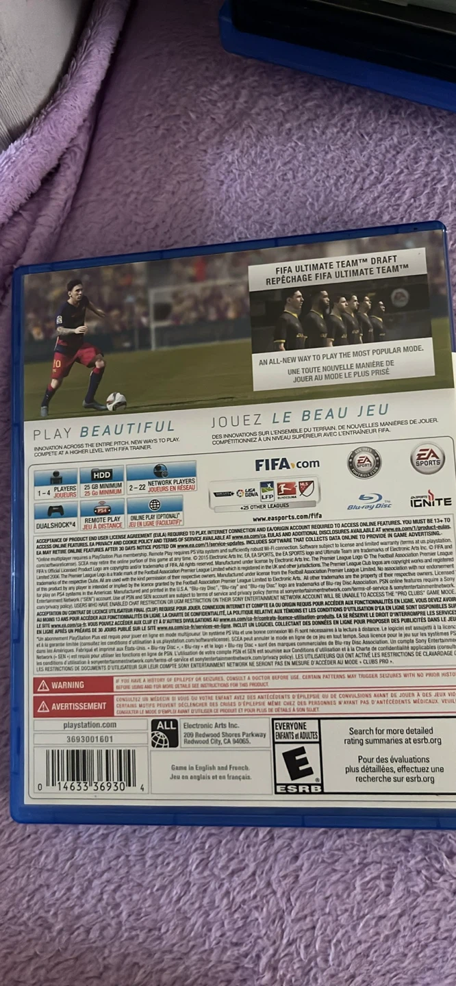 EA Sports FIFA 16 PS4 Video Game - photo 2