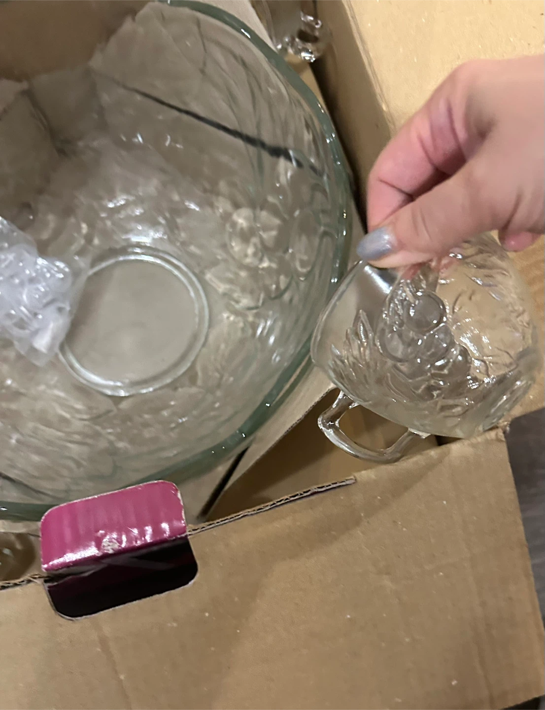 Le Punch 18 Piece Glass Punch Bowl Set - photo 5
