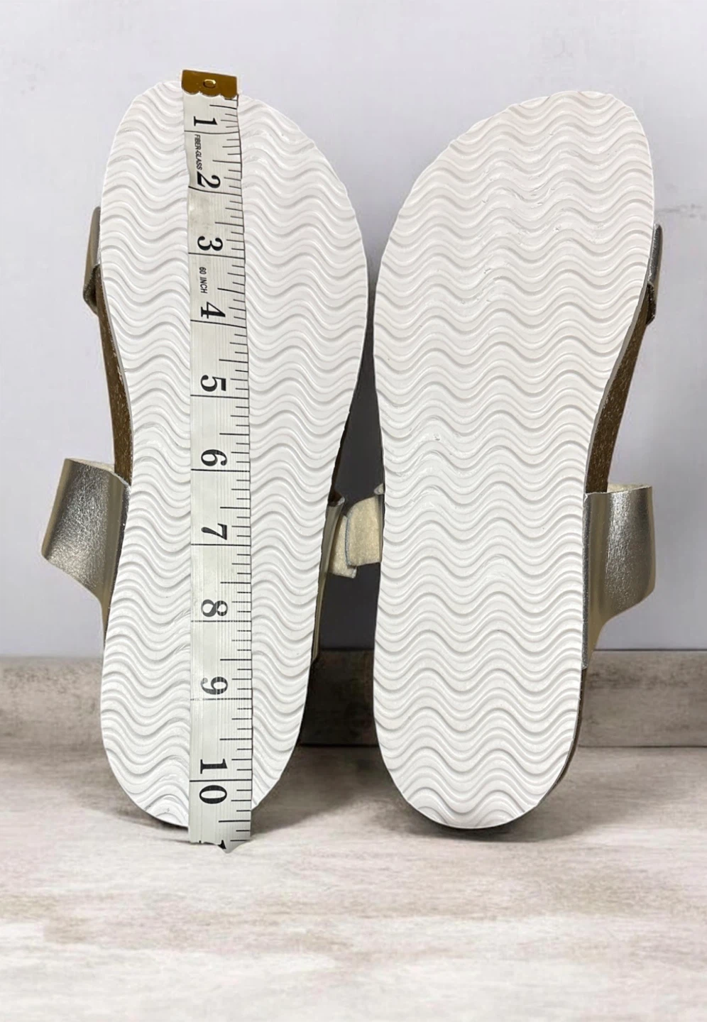 Eastland "Shauna" Silver Leather Comfort Sandals Women's US 8 - photo 2