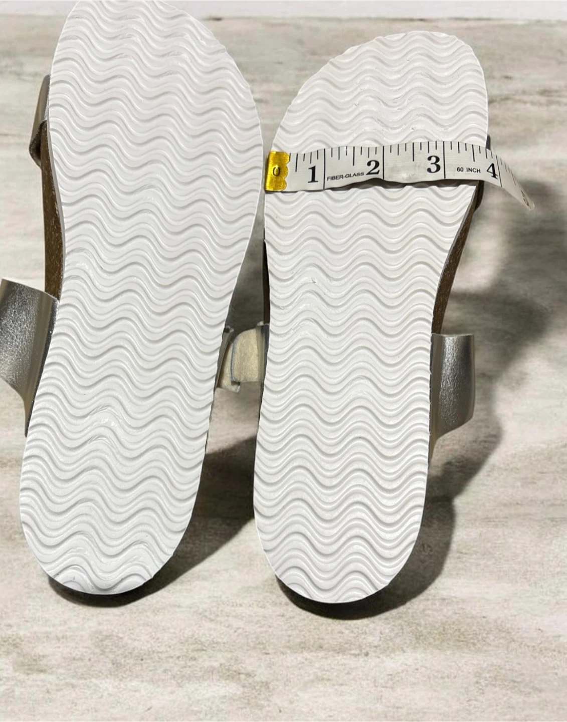 Eastland "Shauna" Silver Leather Comfort Sandals Women's US 8 - photo 3