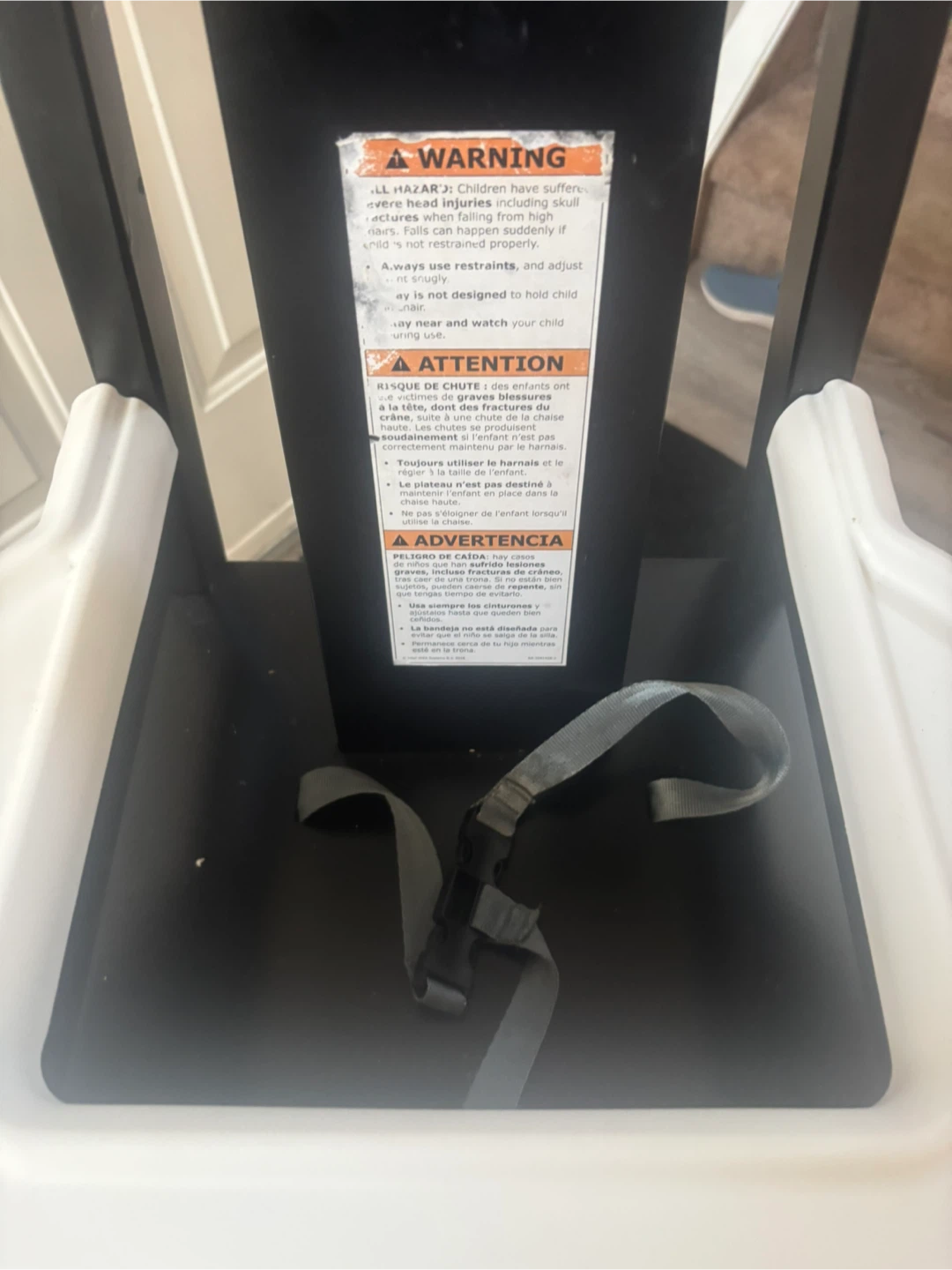 White High Chair with Removable Tray - photo 5