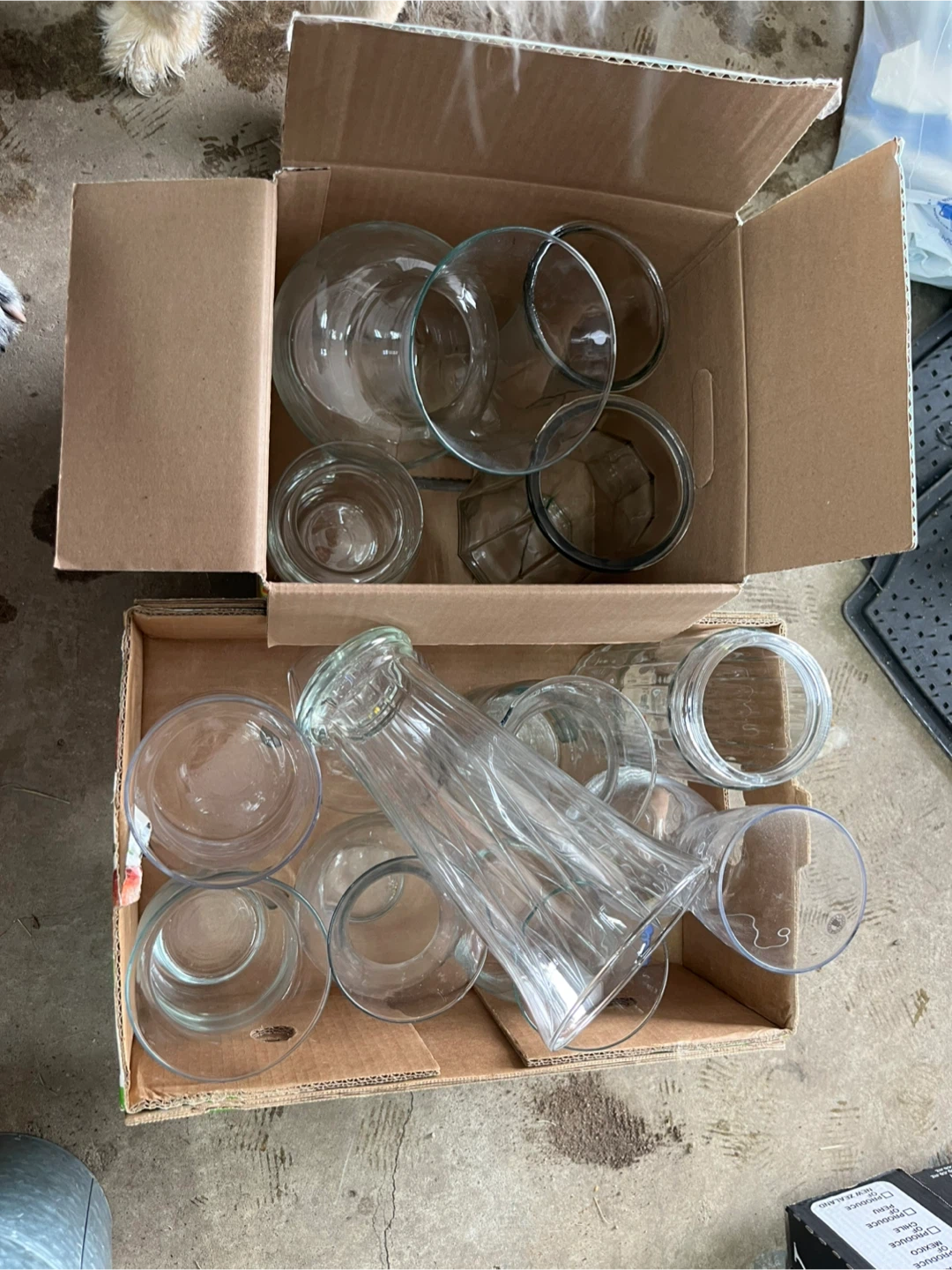 Assorted Glass Vases and Jars