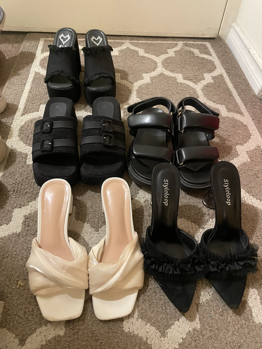 Assorted Women's Heels and Sandals