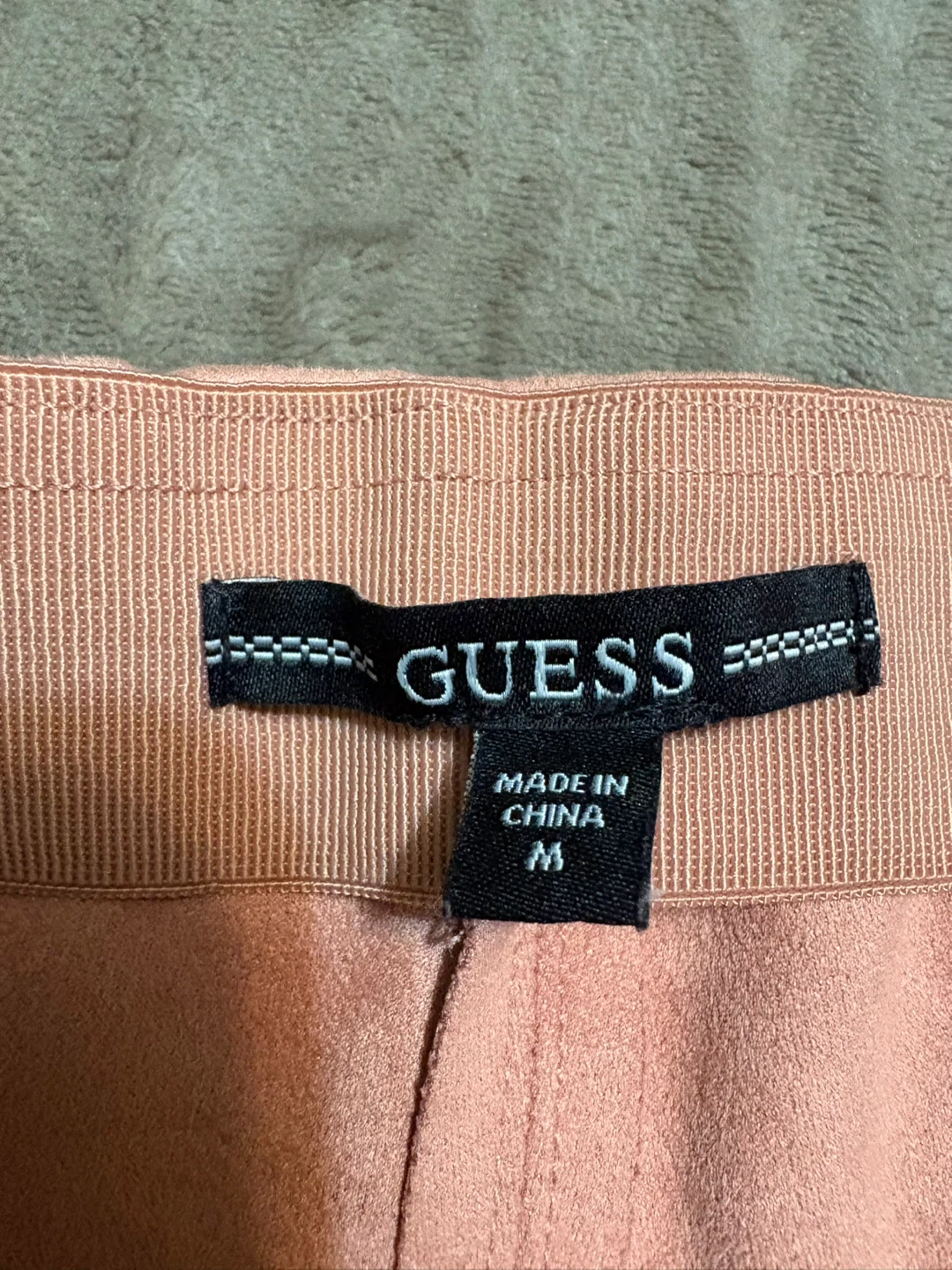 Guess Pink Suede Pants - Size M - photo 3