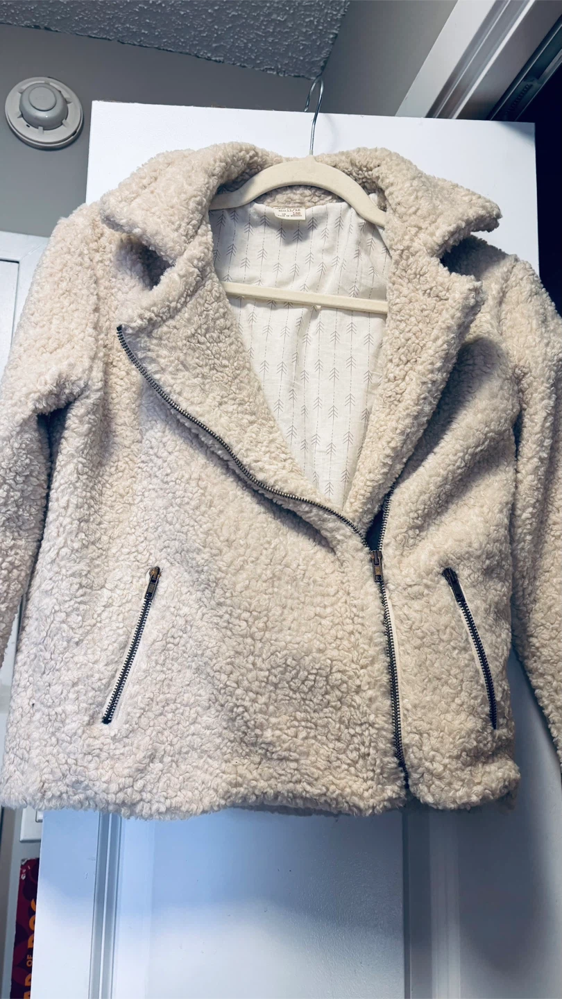 Zara Girls serpa Biker Jacket Size 11/12 - photo 2