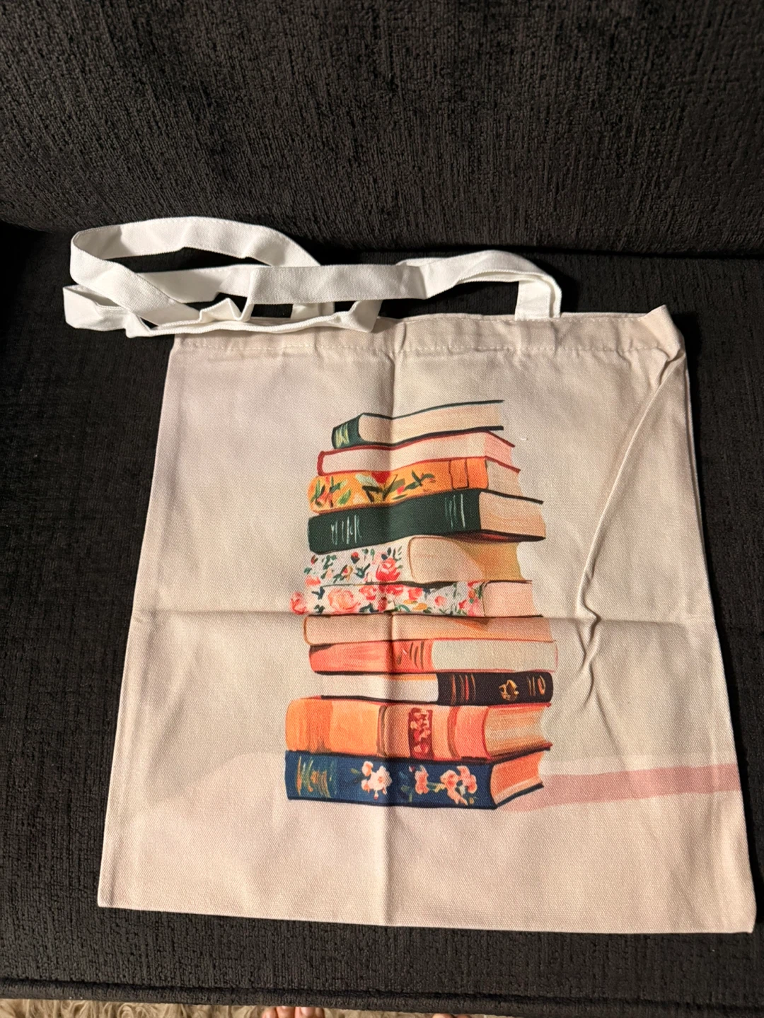 Canvas Tote Bag with Prints - photo 3