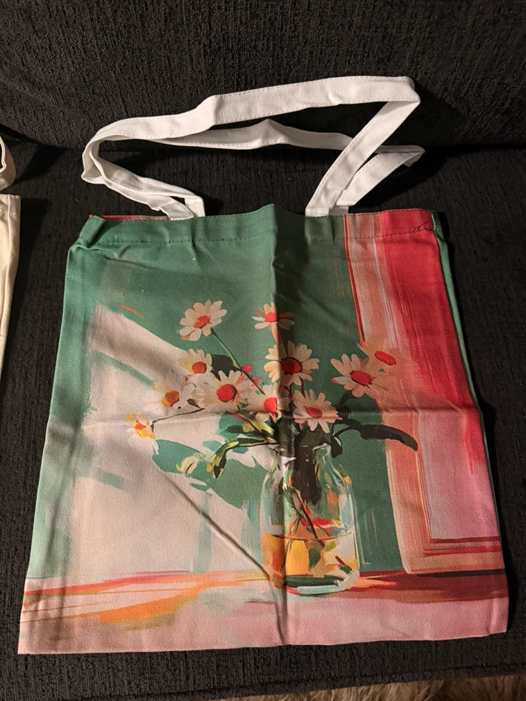 Canvas Tote Bag with Prints