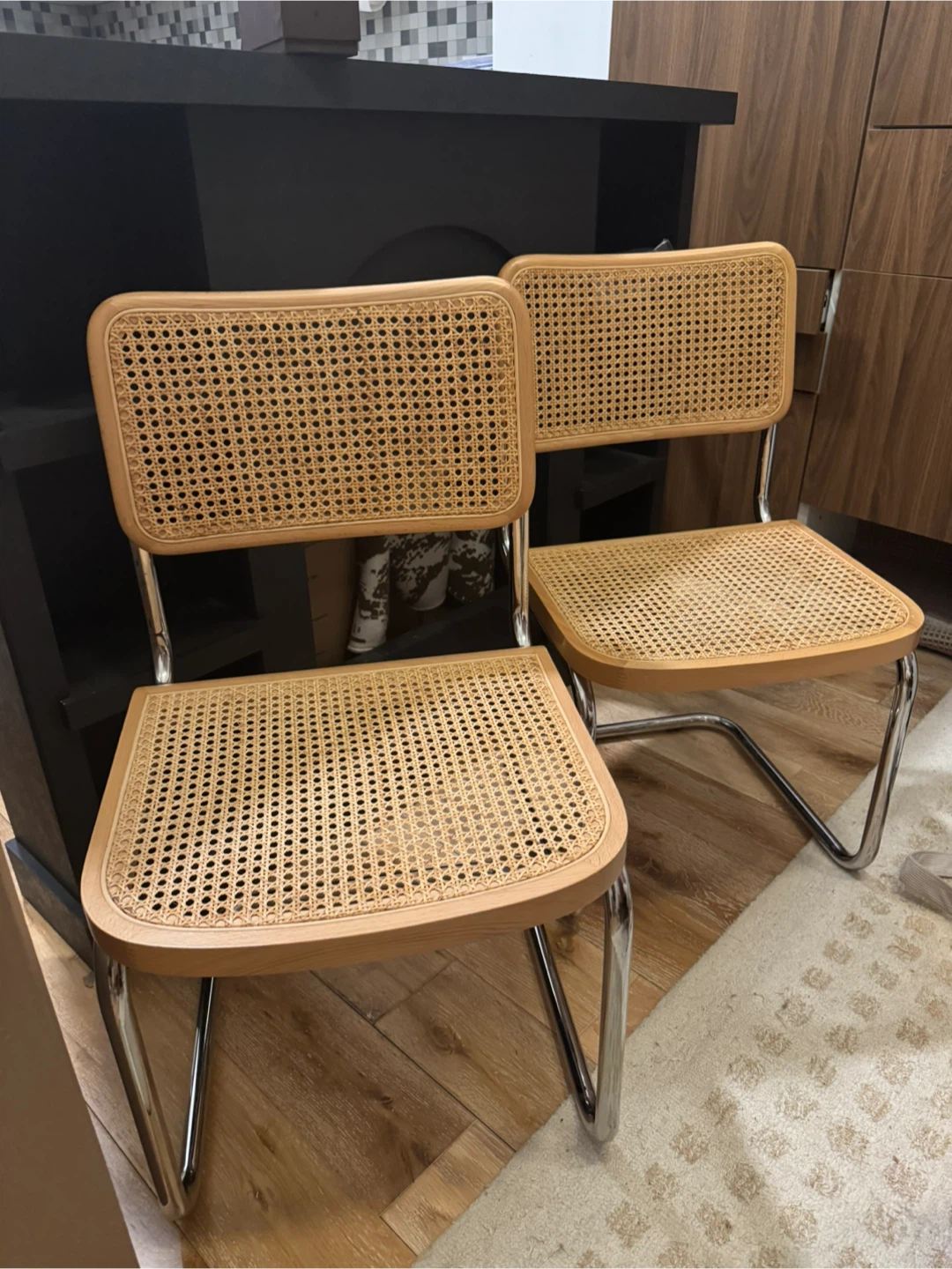 Breuer Cesca Dining Chairs (Set of 2) - Cane and Chrome