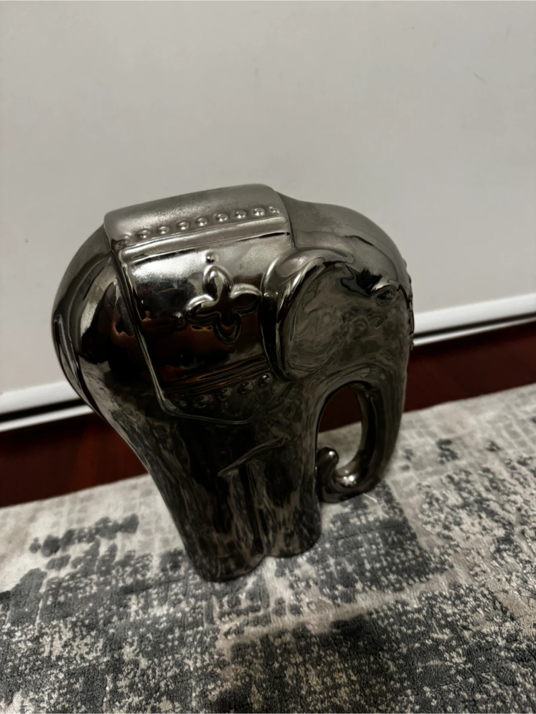 Silver Elephant Figurine - photo 3