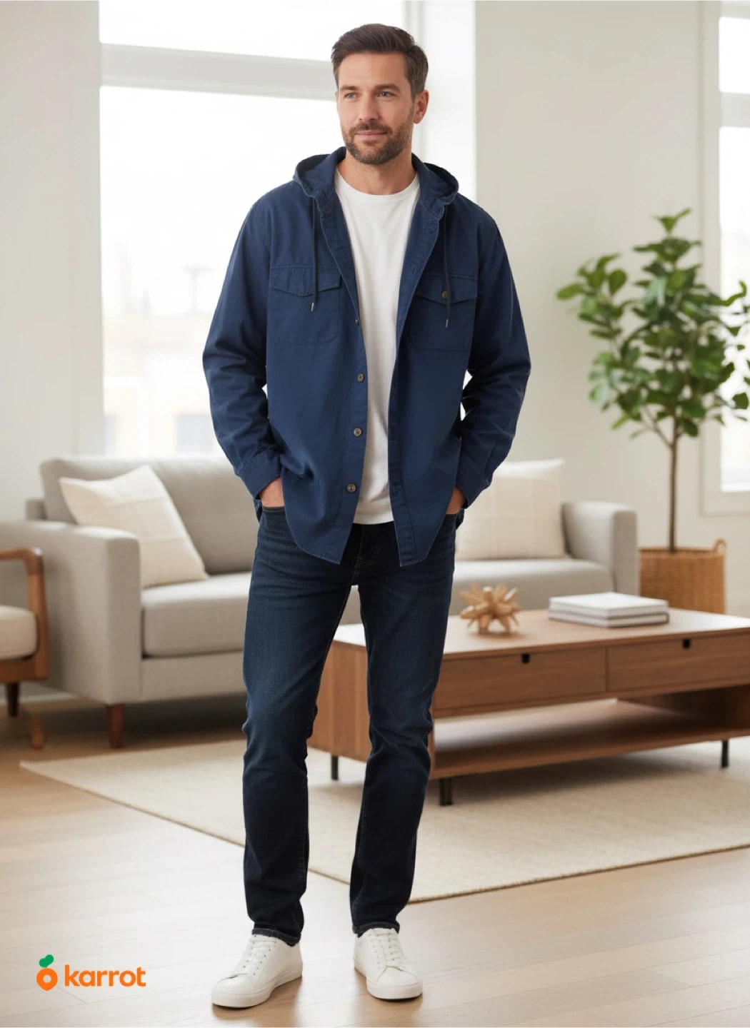 Hooded up shirt