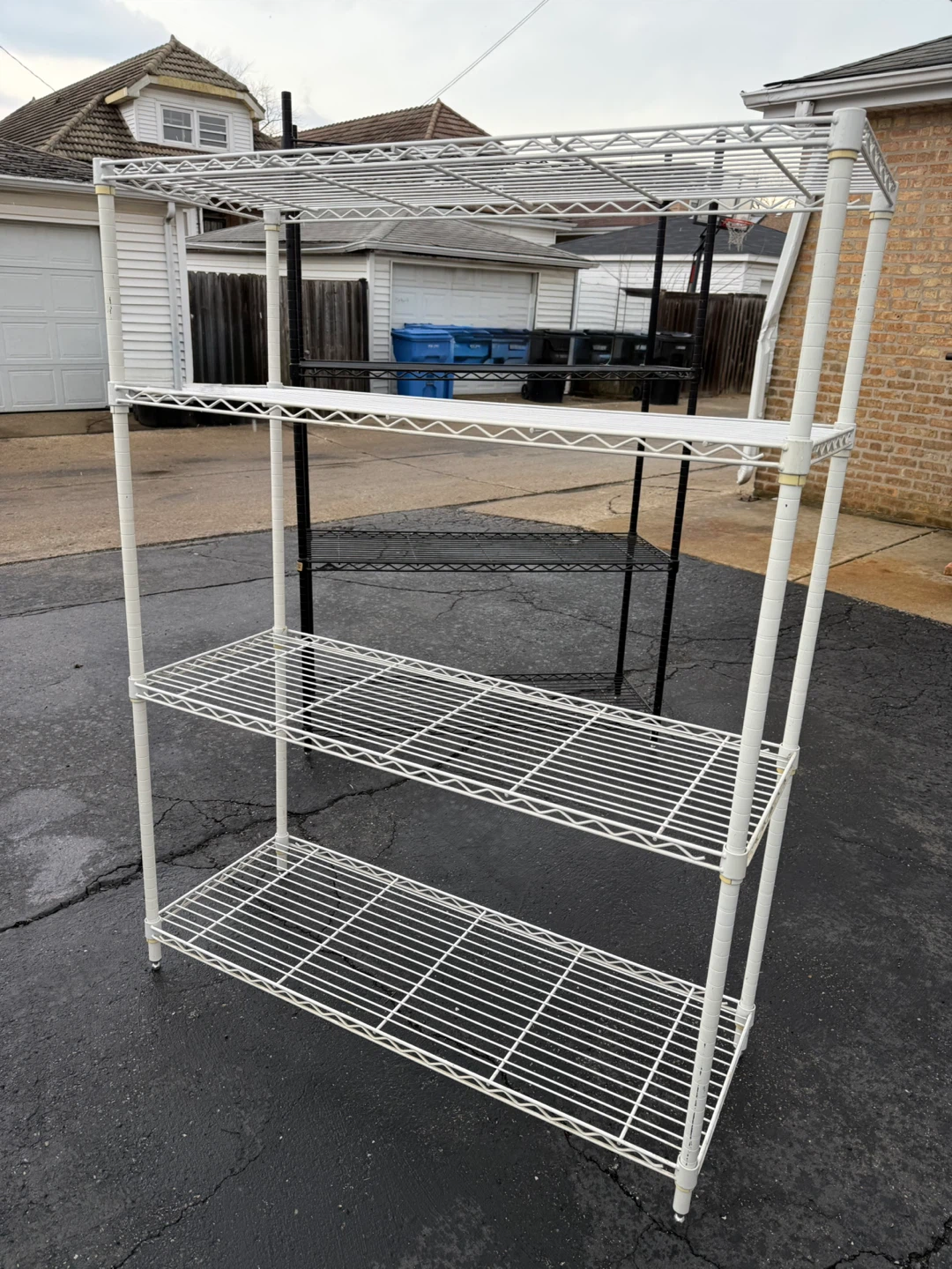 Shelving Racks - Black and White. $40.00 each or best offer. - photo 4