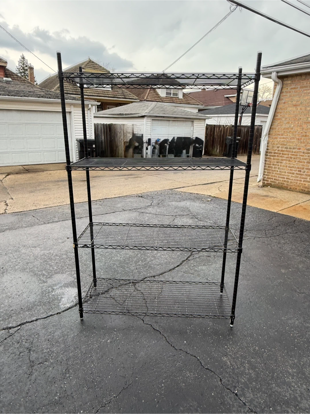 Shelving Racks - Black and White. $40.00 each or best offer. - photo 5